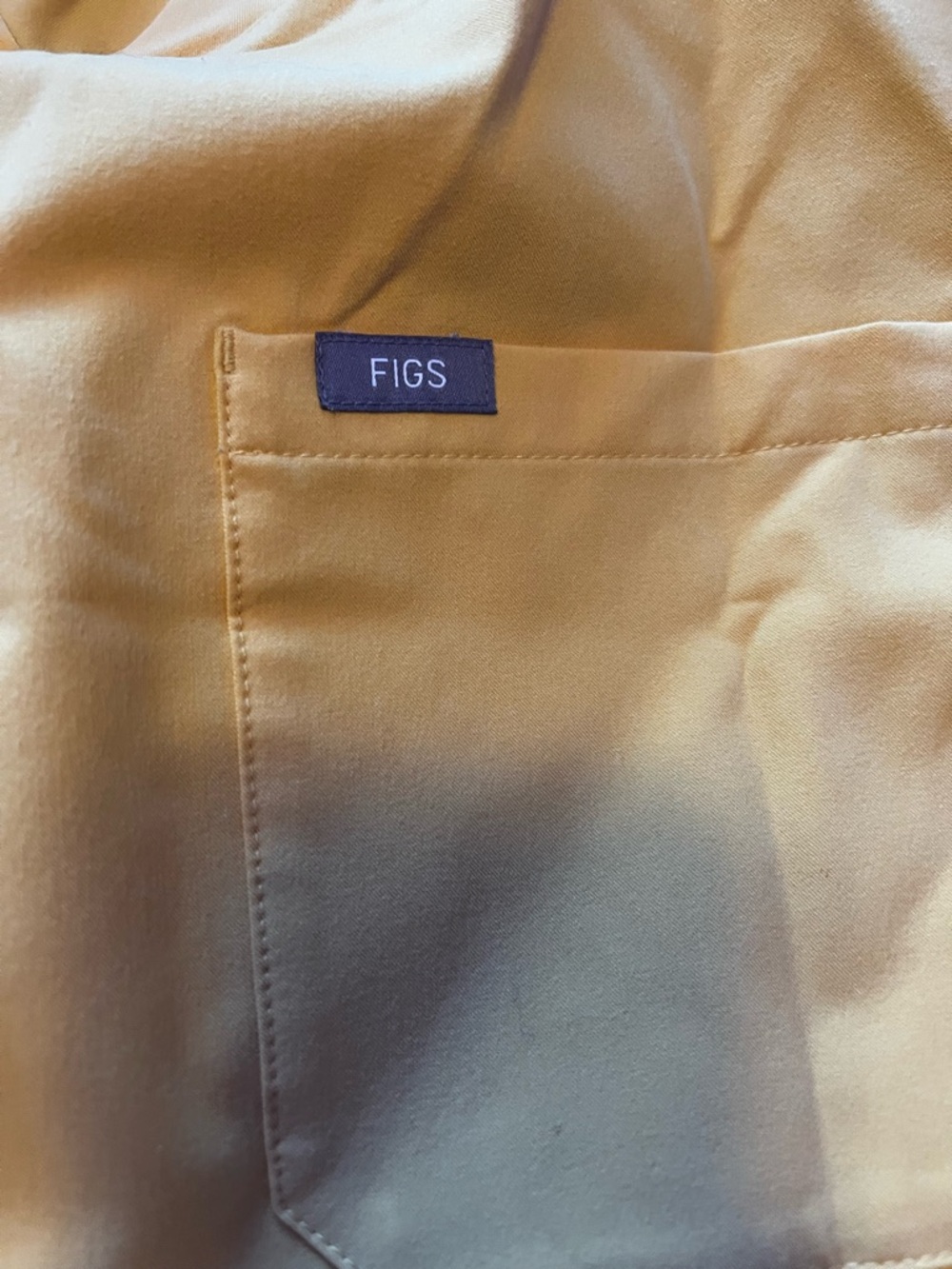 FIGS Mustard Yellow Scrub Set NEW